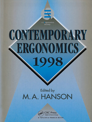cover image of Contemporary Ergonomics 1998
